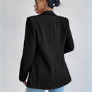 Blazer Feminino Alfaiataria Casual Longo Laís