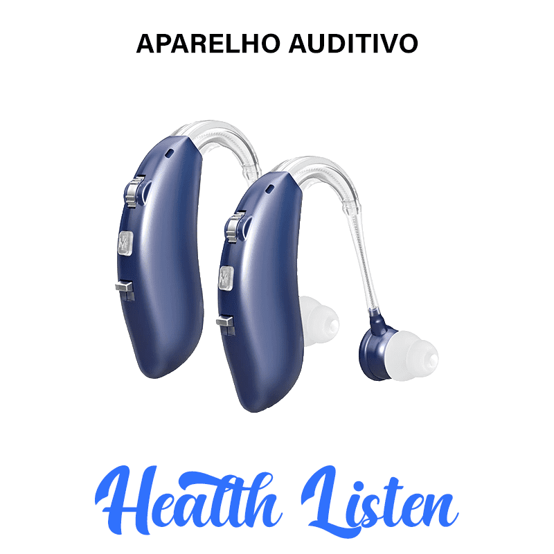 Aparelho Auditivo Recarregável Com Bluetooth