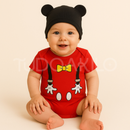 Body Bebê Temático Mêsversário • Kit 2 Peças