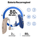 Aparelho Auditivo Recarregável Com Bluetooth