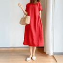 Vestido Midi De linho Jane