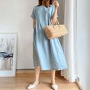 Vestido Midi De linho Jane