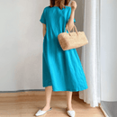 Vestido Midi De linho Jane