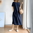 Vestido Midi De linho Jane