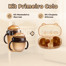 Kit Primeiro Colo • Mamadeira + Chupeta Silicone