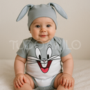Body Bebê Temático Mêsversário • Kit 2 Peças