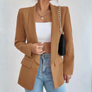 Blazer Feminino Alfaiataria Casual Longo Laís