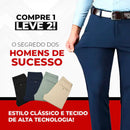 COMPRE 1 E LEVE 2 |  Calça Social Clássica Alfaiataria Gentleman 2025 | Cinto Social Couro