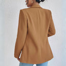 Blazer Feminino Alfaiataria Casual Longo Laís