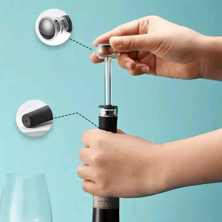 Kit Abridor Saca Rolhas de Vinhos Elétrico