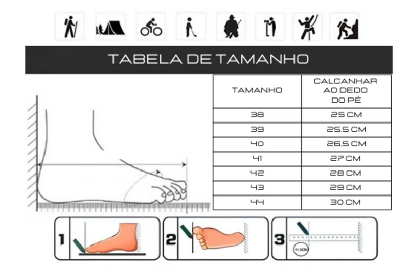 Tênis de Trilha e Escalada Sport