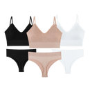 Conjunto Calcinha e Sutiã Sem Costura - Íntimo Charme