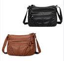 Bolsa Feminina Transversal de Couro  - Elite Chic - Compre 1 Leve 2