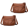 Bolsa Feminina Transversal de Couro  - Elite Chic - Compre 1 Leve 2