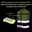 Colete de Segurança Refletivo Com Bolso Frontal - Compre 1 Leve 2