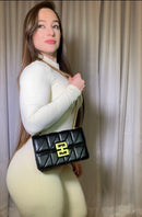 Macacão Longo de Manga Longa Com Zíper Waffle Trainer