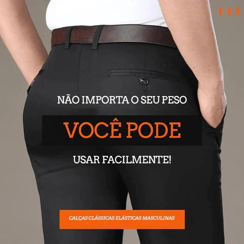 COMPRE 1 E LEVE 2 |  Calça Social Clássica Alfaiataria Gentleman 2025 | Cinto Social Couro