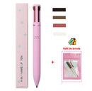 Beauty Color Pen — Caneta Multifuncional 4 em 1 + Brinde Refil