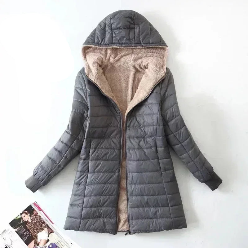 Jaqueta Puffer Alongada Feminina