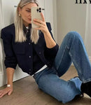 Casaco Tweed - Bomber Jacket Vintage