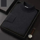 Suéter Masculino de Lã Gola Alta — Inverno