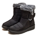 Bota Feminina de Inverno Impermeável com Pelúcia