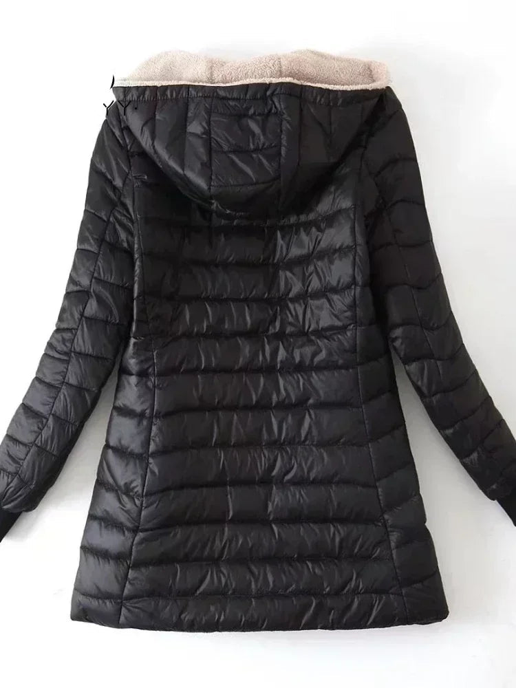 Jaqueta Puffer Alongada Feminina