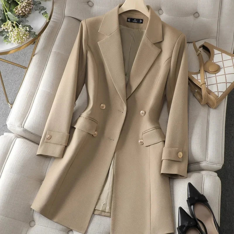 Blazer Feminino Longo Cherry