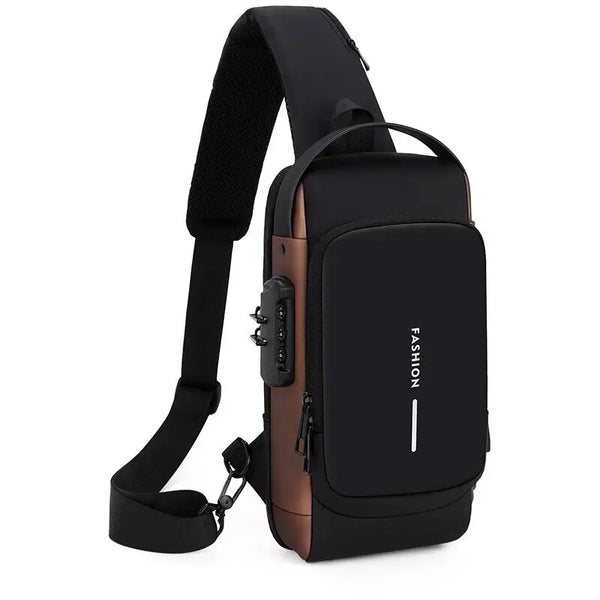 Mochila Antifurto Impermeável - Slim Bag com Senha USB