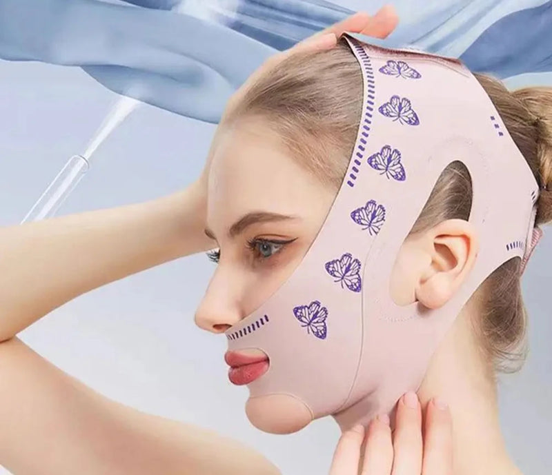 Face Slim - Máscara de Contorno Facial - Afina, modela o rosto e reduz Papada