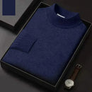 Suéter Masculino de Lã Gola Alta — Inverno