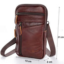 Bolsa Transversal Artesanal Couro