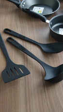 Jogo de Panelas Completo Preto Antiaderente 10 Peças Alumínio Magnific - Panelux