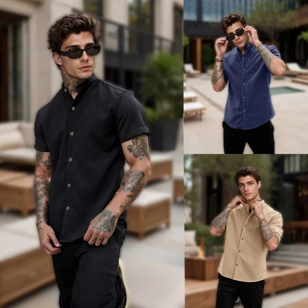 Camisa Social Gola Padre