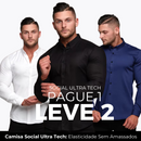 Pague 1 Leve 2 |  Camisa Ultra Tech Social - Original Anti amassados