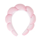 Tiara Nuvem para Skincare e Maquiagem - Rosa