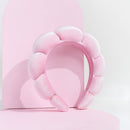 Tiara Nuvem para Skincare e Maquiagem - Rosa