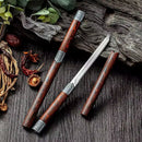 (COMPRE 1 LEVE 2 + BAINHAS) Combo Faca Artesanal Feng Ultra Afiada • 100% Forjada a Mão