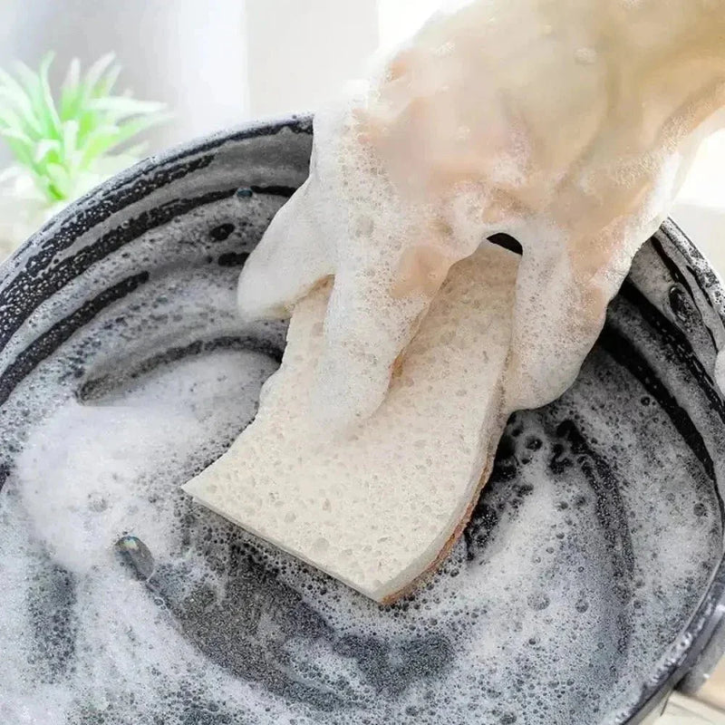 Kit 18 Esponjas de Cozinha Biodegradáveis Premium (duram até 18 meses)
