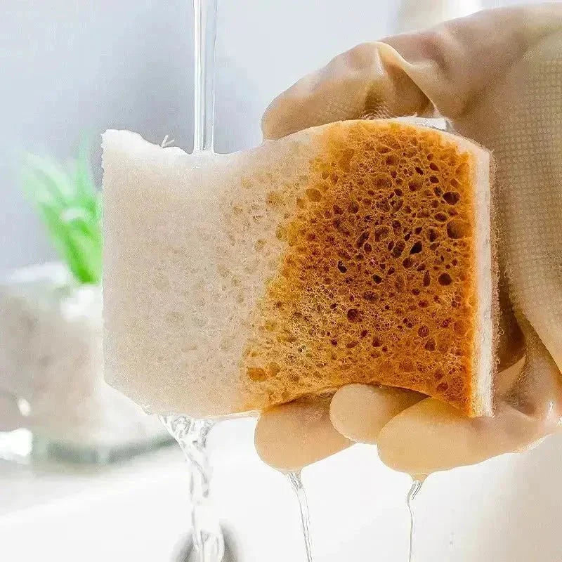 Kit 18 Esponjas de Cozinha Biodegradáveis Premium (duram até 18 meses)