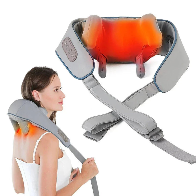 Massageador Inteligente com Aquecimento – Pescoço e Ombros Sem Dor