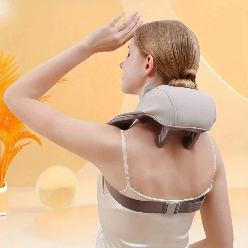 Massageador Inteligente com Aquecimento – Pescoço e Ombros Sem Dor