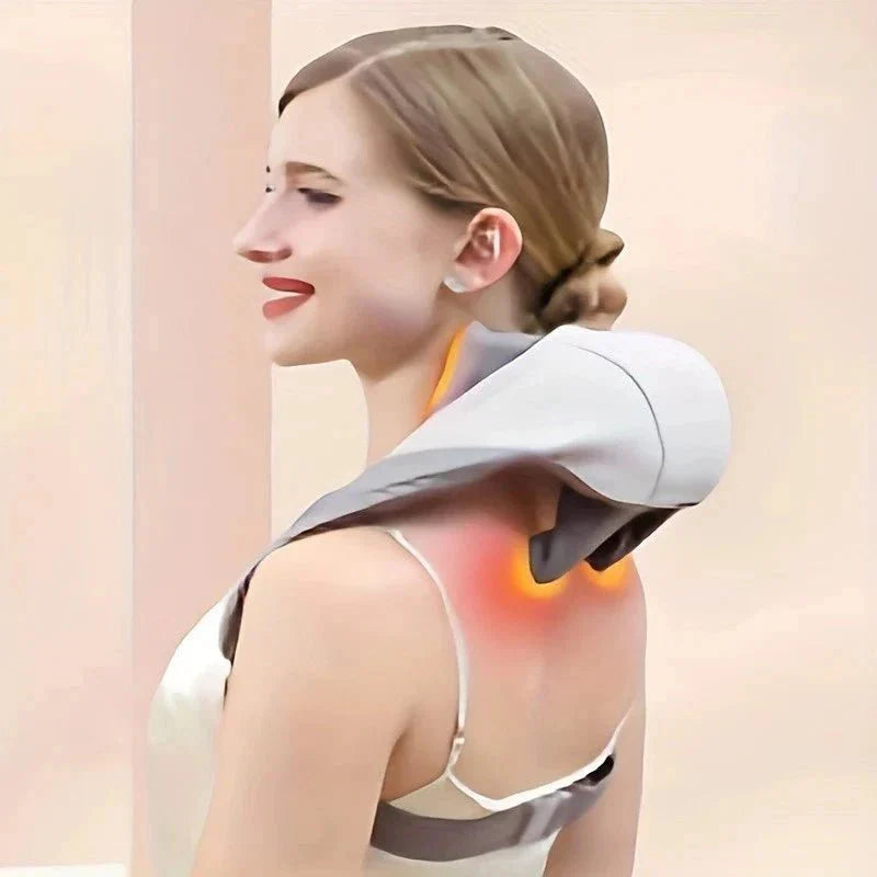 Massageador Inteligente com Aquecimento – Pescoço e Ombros Sem Dor
