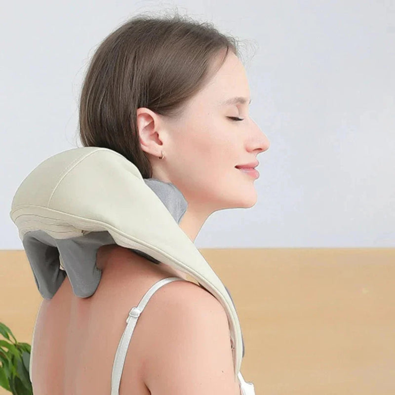 Massageador Inteligente com Aquecimento – Pescoço e Ombros Sem Dor