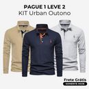 Pague 1 Leve 2 | Kit Outono Inverno Polo Arantes Manga Longa