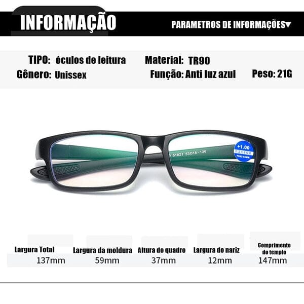 Óculos Inteligente Ahora Anti Azul - Compre 1 Leve 2