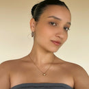 Para Minha Filha - Colar Coração Pérola Banhado a Ouro 18k