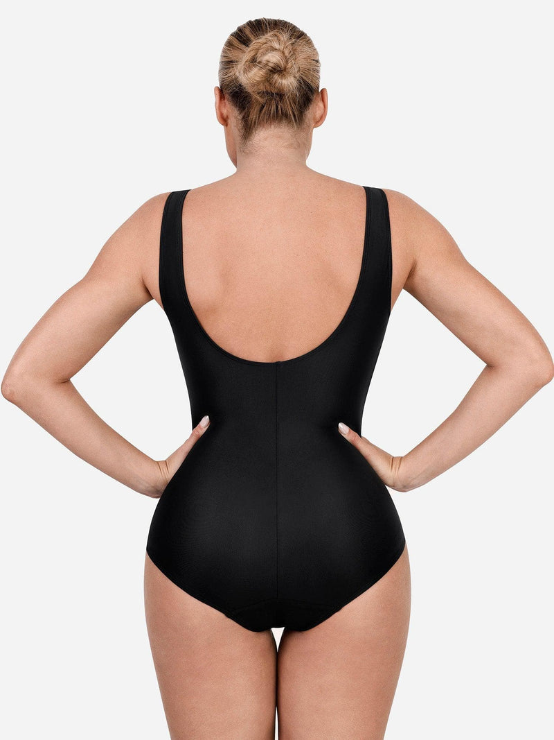 Maiô Modelador Juliana Com Decote em V Profundo
