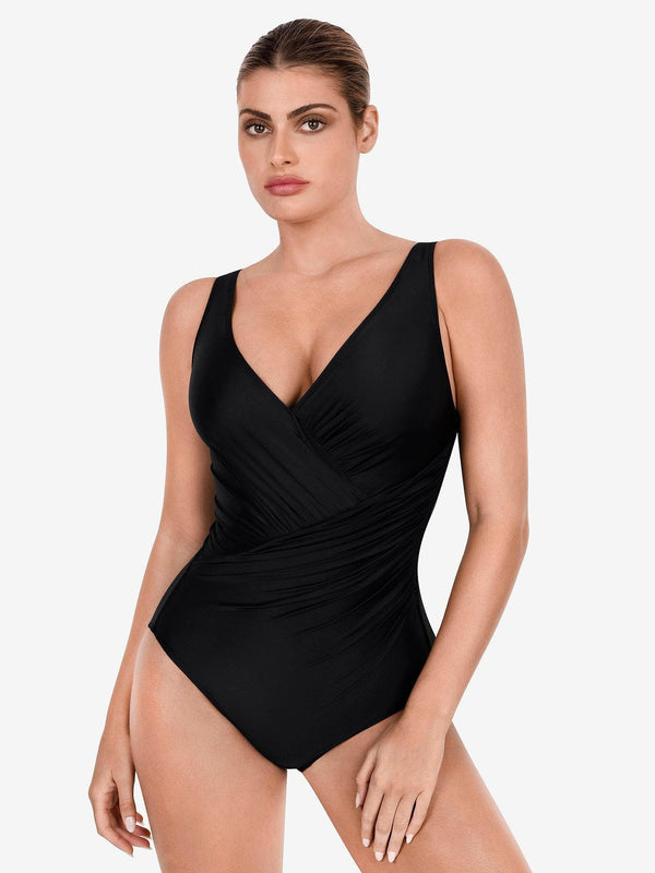 Maiô Modelador Juliana Com Decote em V Profundo