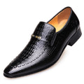 Sapato Social Masculino Mocassim de Couro - Aligator Style